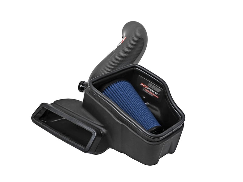 afe 15-19 vw golf r (mkvii) l4-2.0l (t) track series carbon fiber intake system w/ pro 5r filter 57-10016r