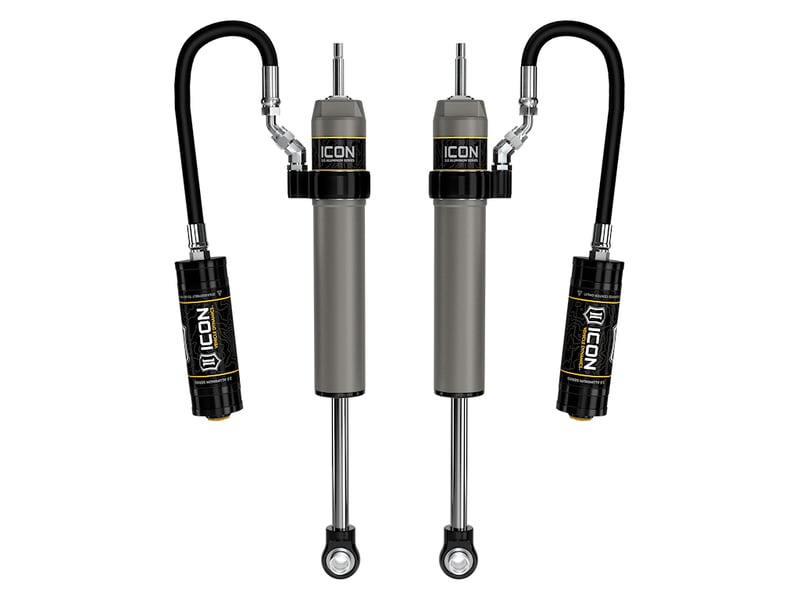 icon 2022-2023 toyota land cruiser 300 series, 0-2" lift, rear, 2.5 vs remote reservoir shocks, pair 57827p
