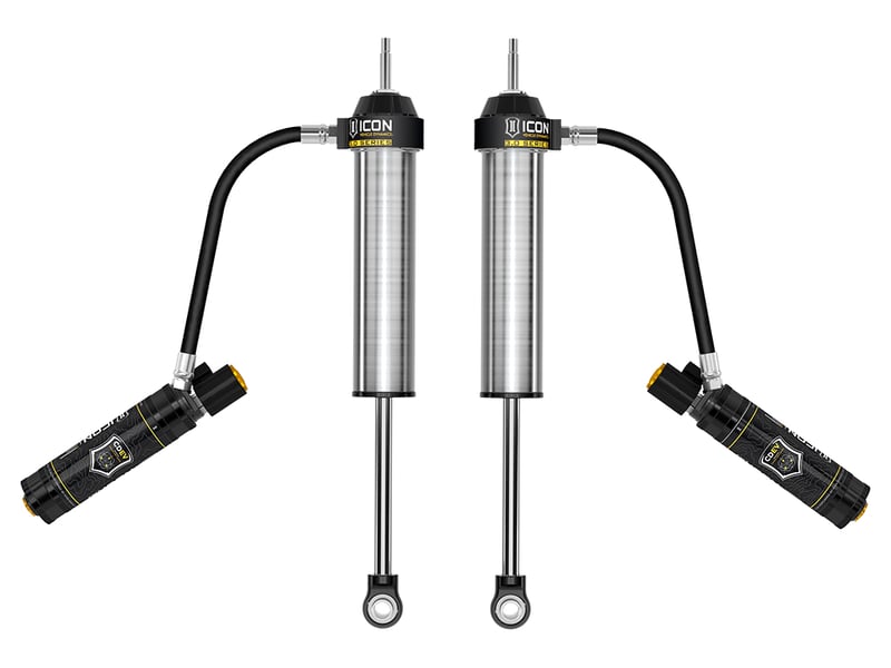 icon 2022-2025 toyota tundra 0-1.5" lift/2023-2025 sequoia 0-4" lift, rear, v.s. 3.0 series shock absorbers, remote reservoir w/ cdev, pair 57845ep