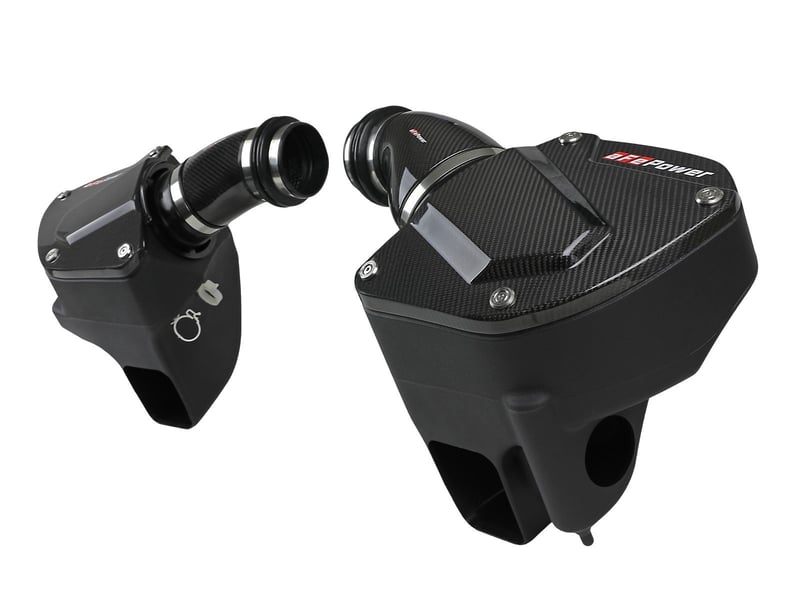 afe momentum black series carbon fiber pro 5r air intake system bmw m5 (f90) 18-23 58-10005r