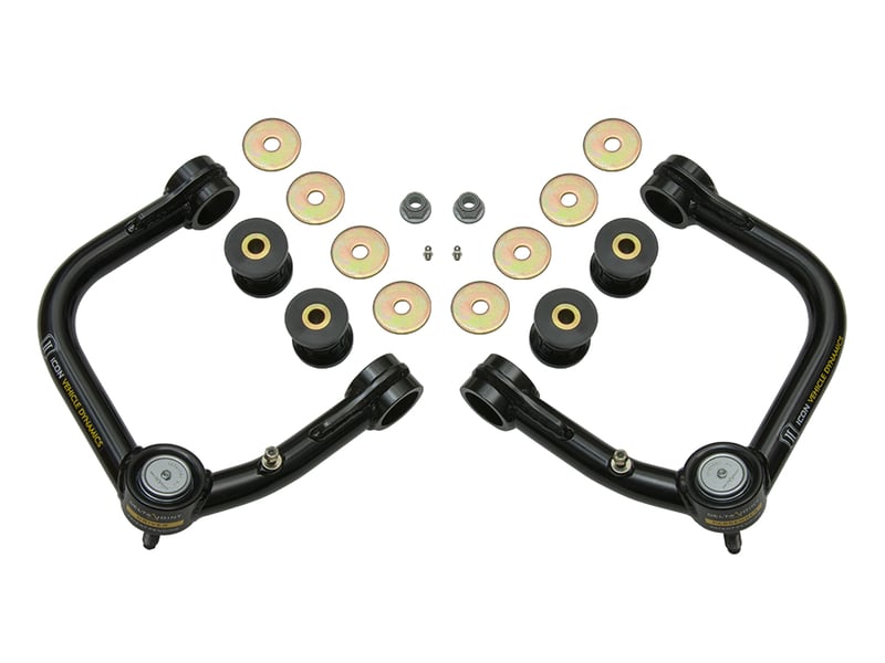 icon 2005-2023 toyota tacoma, tubular front upper control arm w/ delta joint kit 58450dj
