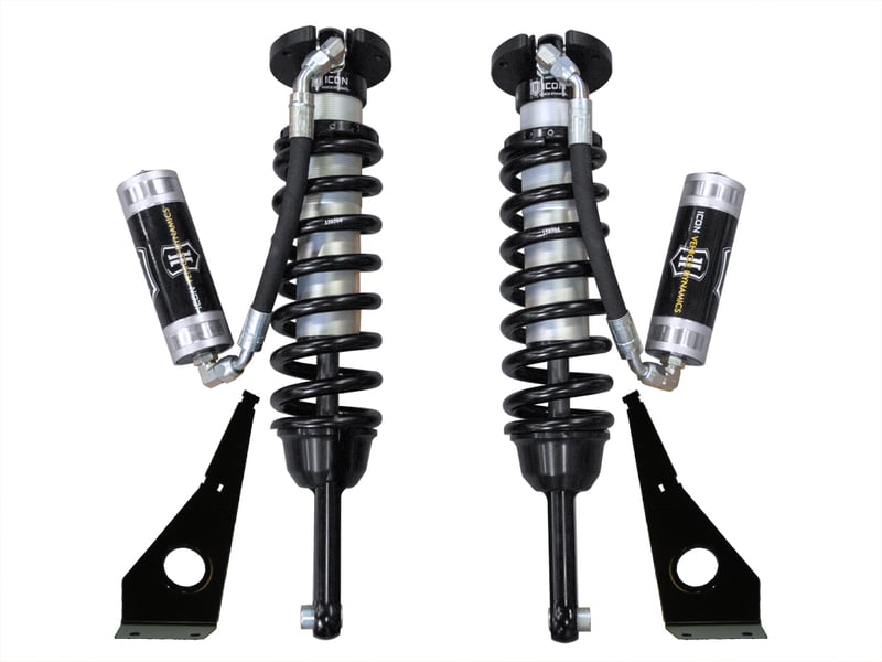 icon 2010-2024 toyota 4runner/2010-2014 fj cruiser/2010-2023 lexus gx460, 0-3.5" lift, v.s. 2.5 series coilover kit, remote reservoir 58746