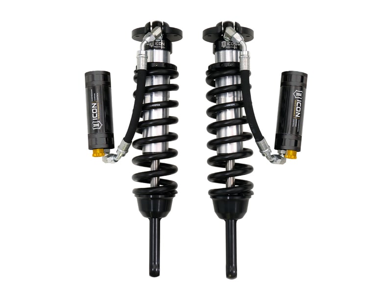 icon 2005-2023 toyota tacoma, 2.5 vs extended travel, remote reservoir w/ cdcv coilover kit, 700 lbs/in coils 58735c-700