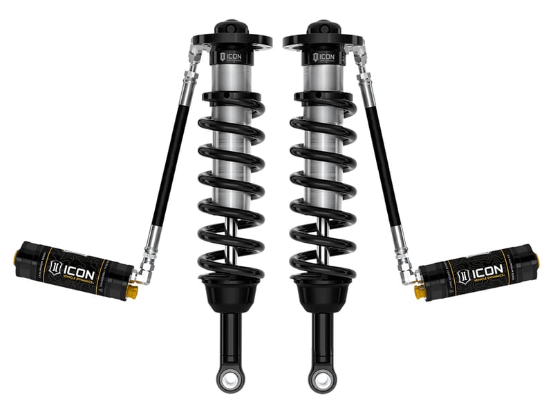 icon 2024-2025 toyota tacoma, v.s. 2.5 series coilover kit, remote reservoir w/ cdcv, pair 58780c