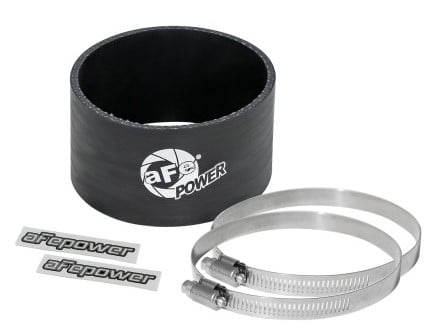 afe magnum force cai univ. (3-1/2in id x 2in l) straight coupler - black 59-00035