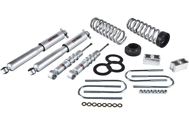 belltech lowering kit with sp shocks 04-12 chevrolet colorado/canyon (ext/quad cab) z85 607sp