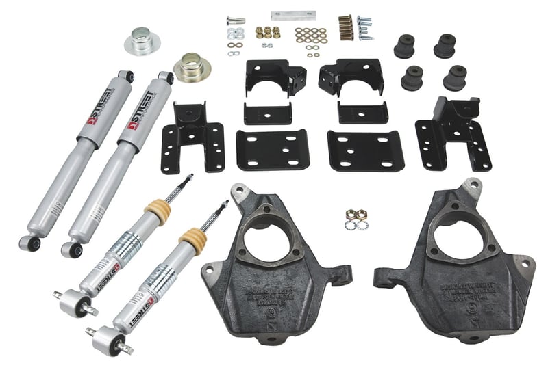 belltech lowering kit 16.5-18 chevy silverado crew cab 2wd 3-4f / 7r 1016sp