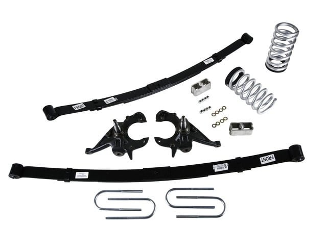 belltech lowering kit w/o shocks 1994-2004 chevrolet s10/s15 pickup 4 cyl. (std cab) & 1982-1993 chevrolet s10/s15 pickup 4&6 cyl. (std cab) & 1983-1994 chevrolet blazer/jimmy 4&6 cyl. 616