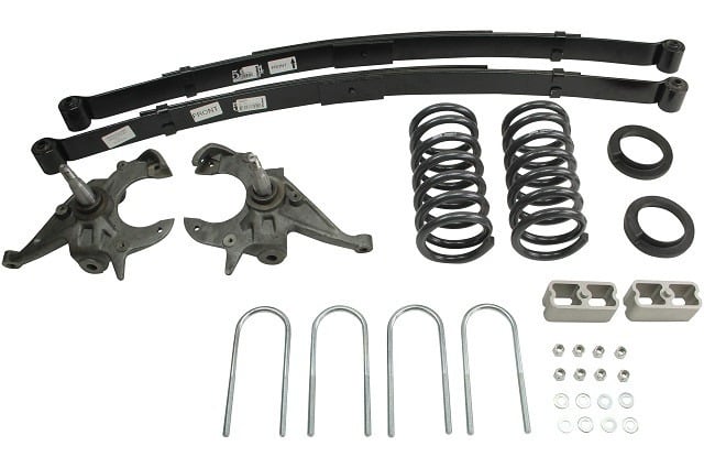 belltech lowering kit w/o shocks 94-04 s10 / s15 ext cab pickup only (4cyl.) & 82-93 s10 / s15 pickup ext cab pickup only (4 & 6cyl.) 619