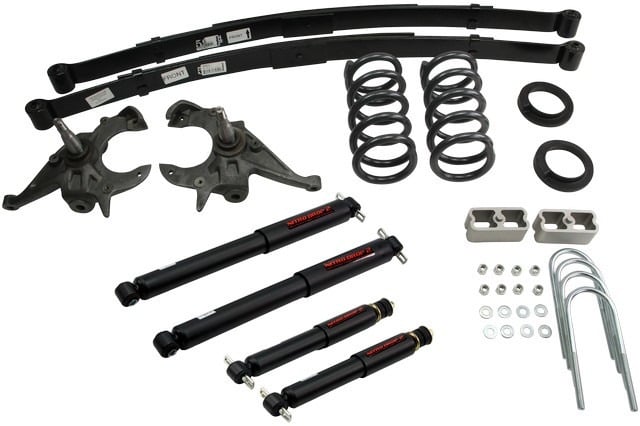 belltech lowering kit with nd2 shocks 94-04 s10 / s15 std cab pickup only (6cyl.) & 96-03 isuzu hombre (6cyl.) 620nd