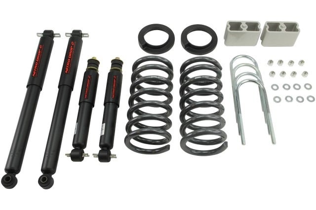 belltech lowering kit with nd2 shocks 94-04 chevrolet s10/s15 pickup 6 cyl. (ext cab) 621nd