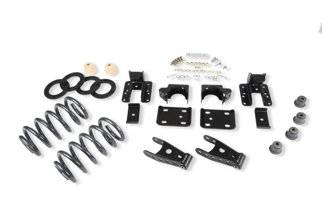 belltech lowering kit w/o shocks 07-13 silverado/sierra 1500 2wd (std cab) 642
