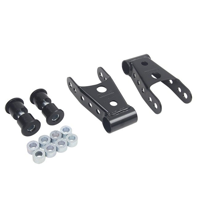 belltech shackle kit 14-20 ford f150 (all cabs) 4wd 1in / 2in rear drop 6426
