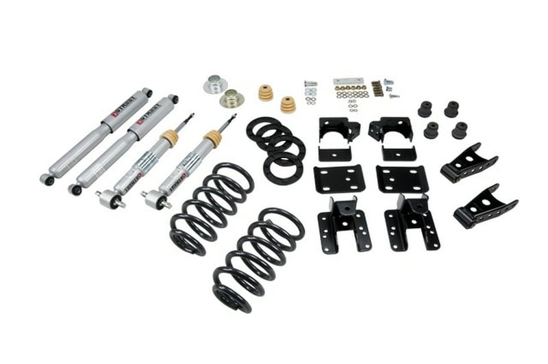 belltech lowering kit with sp shocks 2007-2013 chevrolet silverado pickup & gmc sierra pickup 642sp