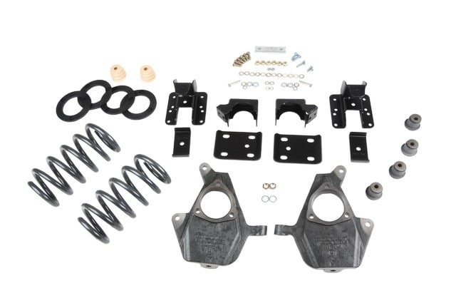 belltech lowering kit w/o shocks 07-13 silverado/sierra 1500 2wd (std cab) 643