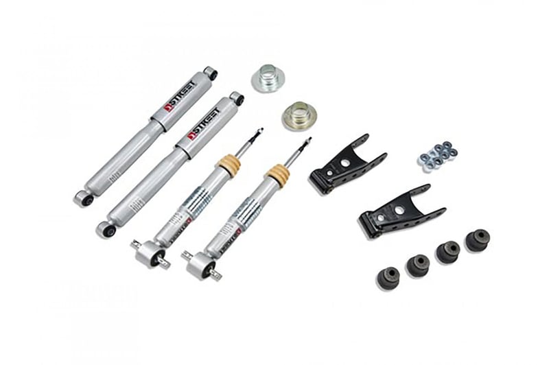 belltech lowering kit with sp shocks 07-13 gm silverado/sierra (ext/crew cab) 2wd 649sp