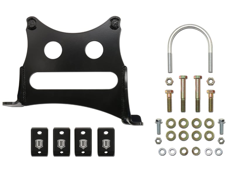 icon 2005-2022 ford f-250/f-350 super duty, 2.0 vs dual steering stabilizer kit 65000