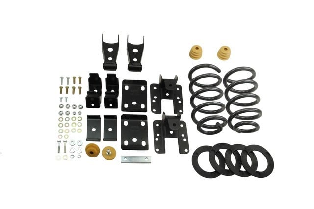 belltech lowering kit w/o shocks 07-13 silverado/sierra 1500 2wd (ext cab/crew cab) 651