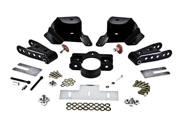 belltech shackle and hanger kit 99-06 gm/gmc 1500 ext cab 3inch 6515