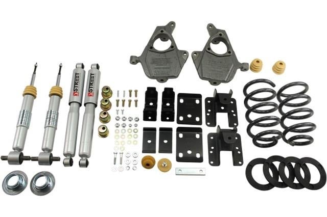 belltech lowering kit with sp shocks 2007-2013 chevrolet silverado pickup & 2007-2013 gmc sierra pickup 652sp