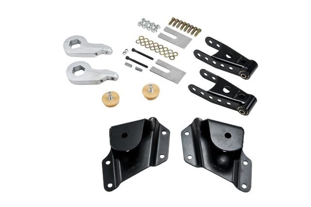 belltech lowering kit w/o shocks 05-06 silverado/sierra 1500 2wd & 2007 classic silverado/sierra 1500 2wd 654