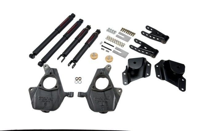 belltech lowering kit with nd2 shocks 05-06 silverado/sierra 1500 2wd & 2007 classic silverado/sierra 1500 2wd & 2001 gmc sierra c3 & 02-04 sierra denali 655nd