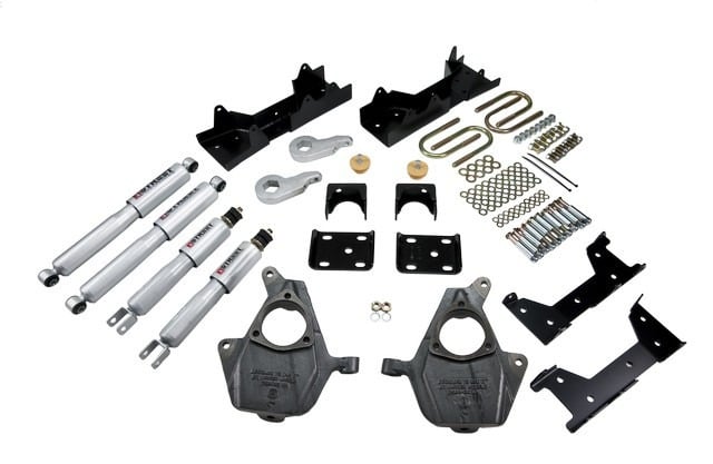 belltech lowering kit with sp shocks 05-06 silverado/sierra 1500 2wd & 2007 classic silverado/sierra 1500 2wd 657sp
