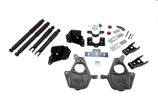 belltech lowering kit with nd2 shocks 99-06 silverado/sierra 1500 2wd (ext cab) & 2007 classic silverado/sierra 1500 2wd (ext cab) 658nd