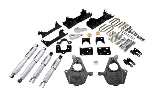 belltech lowering kit with sp shocks 05-06 silverado/sierra 1500 2wd & 2007 classic silverado/sierra 1500 2wd 662sp