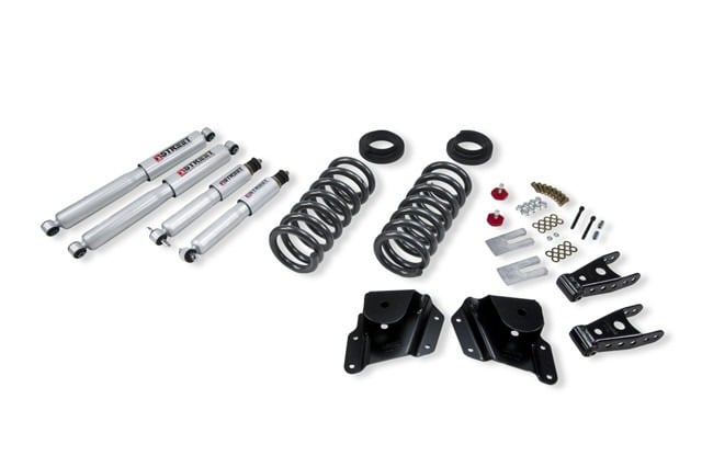 belltech lowering kit with sp shocks 99-06 silverado/sierra 1500 (std cab) & 2007 classic silverado/sierra 1500 (std cab) 663sp