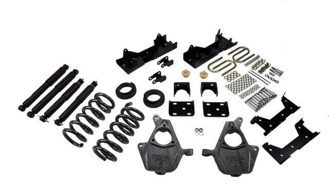 belltech lowering kit with nd2 shocks 99-00 silverado / sierra 1500 2wd 665nd