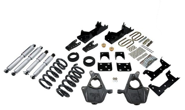 belltech lowering kit with sp shocks 01-06 silverado/sierra 1500 2wd (std cab) & 2007 silverado/sierra 1500 2wd (std cab) 668sp