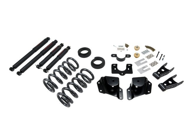 belltech lowering kit with nd2 shocks 99-06 silverado/sierra 1500 2wd (ext cab) & 2007 classic silverado/sierra 1500 2wd (ext cab) 670nd