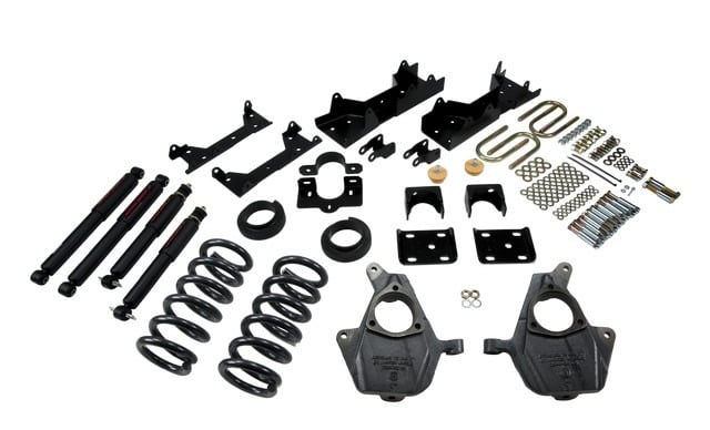 belltech lowering kit with nd2 shocks 01-06 silverado/sierra 1500 2wd (ext cab) & 2007 classic silverado/sierra 1500 2wd (ext cab) 671nd