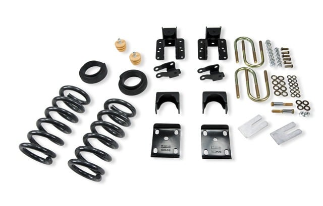 belltech lowering kit w/o shocks 04-06 silverado/sierra 1500 2wd (crew cab 4dr) & 2007 silverado/sierra 1500 2wd (crew cab 4dr) 673
