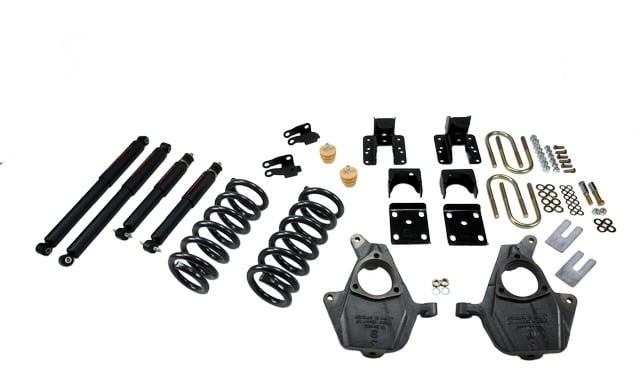 belltech lowering kit with nd2 shocks 04-06 silverado/sierra 1500 2wd (crew cab 4dr) & 2007 silverado/sierra 1500 2wd (crew cab 4dr) 674nd