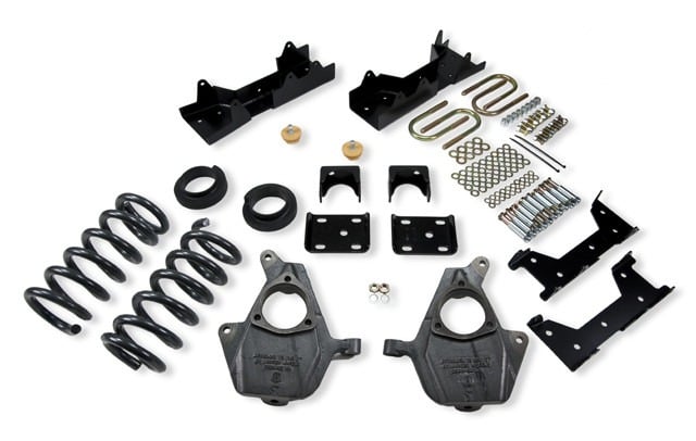 belltech lowering kit w/o shocks 04-06 silverado/sierra 1500 2wd (crew cab 4dr) & 2007 silverado/sierra 1500 2wd (crew cab 4dr) 675