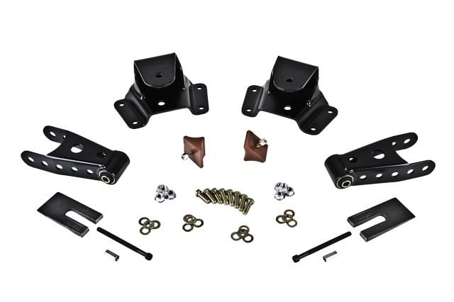 belltech shackle and hanger kit 75-91 gm c30 crewcab/dually 4inch 6750