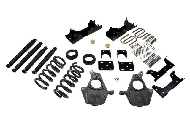 belltech lowering kit with nd2 shocks 04-06 silverado/sierra 1500 2wd (crew cab 4dr) & 2007 silverado/sierra 1500 2wd (crew cab 4dr) 675nd