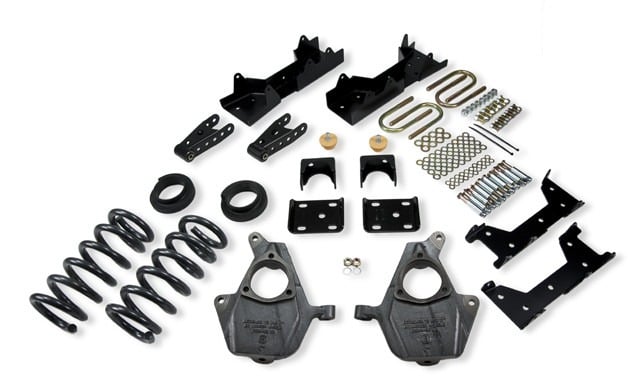 belltech lowering kit w/o shocks 04-06 silverado/sierra 1500 2wd (crew cab 4dr) & 2007 silverado/sierra 1500 2wd (crew cab 4dr) 676