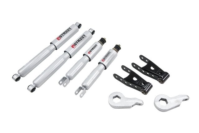 belltech lowering kit with sp shocks 03-07 chevrolet silverado ss (2wd/4wd) & 2001 gmc sierra c3 & sierra denali 677sp