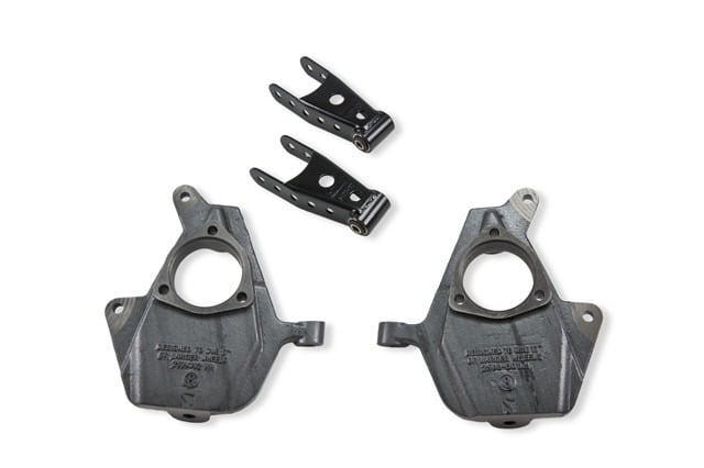 belltech lowering kit w/o shocks 03-07 chevrolet silverado ss (2wd/4wd) & 2001 gmc sierra c3 & 02-06 gmc sierra denali & 99-06 silverado/sierra 1500 4wd 678