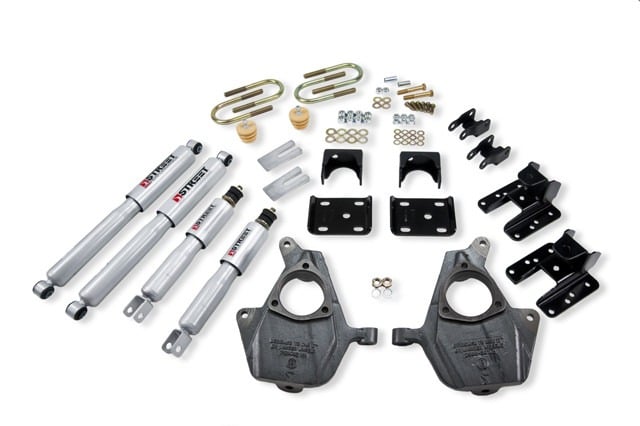 belltech lowering kit with sp shocks 04-06 gmc sierra denali 2wd (crew cab 4dr) & 2007 classic gmc sierra denali 2wd (crew cab 4dr) 679sp