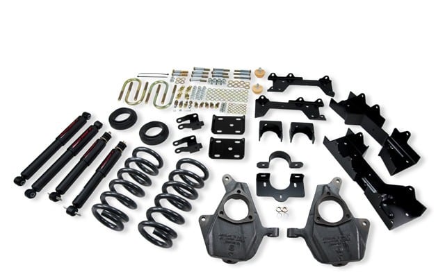 belltech lowering kit with nd2 shocks 99-00 silverado/sierra 1500 2wd (ext cab) 680nd