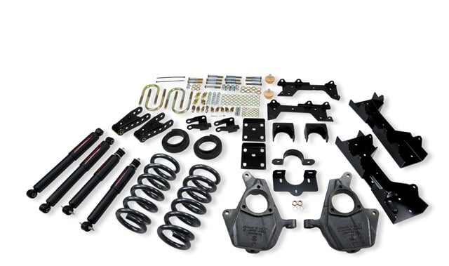 belltech lowering kit with nd2 shocks 99-00 silverado/sierra 1500 2wd (ext cab) 681nd
