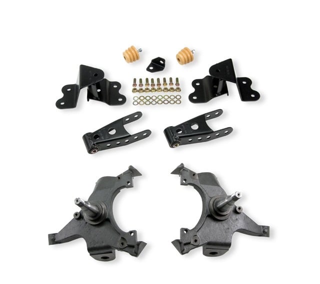 belltech lowering kit w/o shocks 92-98 chevrolet silverado/sierra c1500 (std cab) 685
