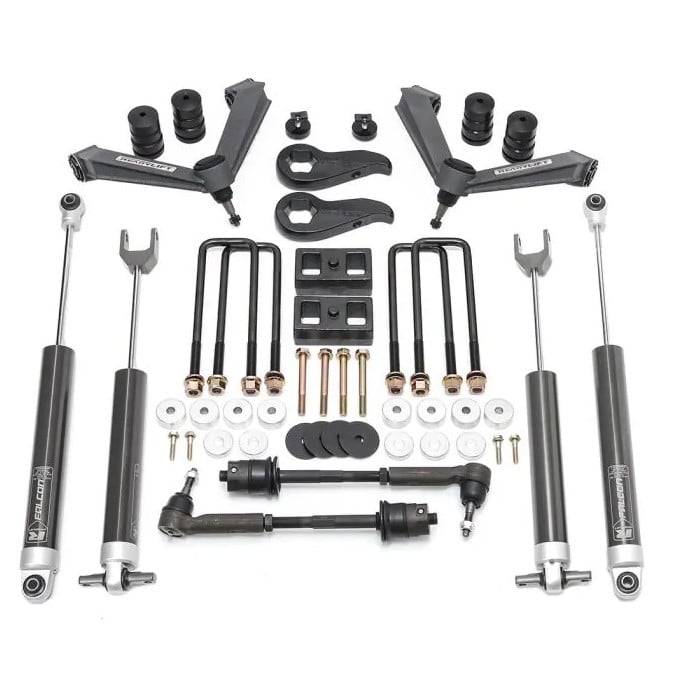 readylift 3.5'' sst lift kit front w/2'' rear w/fabricated control arms and falcon1.1 monotube shocks- gm silverado/sierra2500hd 2020-2022 69-30350
