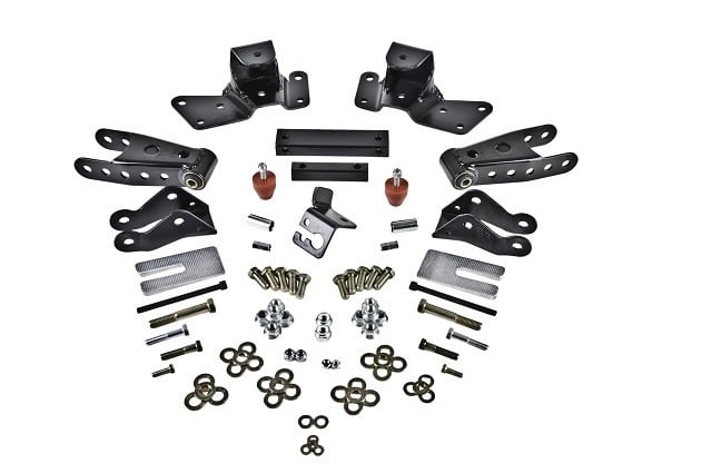 belltech shackle and hanger kit 97-00 c2500/3500 non dually 4inch 6909