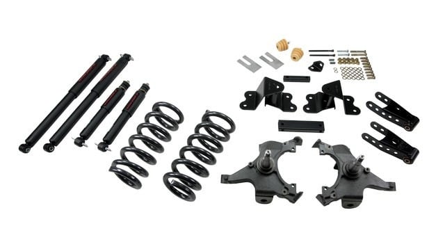 belltech lowering kit with nd2 shocks 88-98 chevrolet silverado/sierra c1500 (ext cab) 692nd