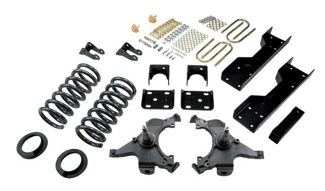 belltech lowering kit w/o shocks 88-98 chevrolet silverado/sierra c1500 (ext cab) 693